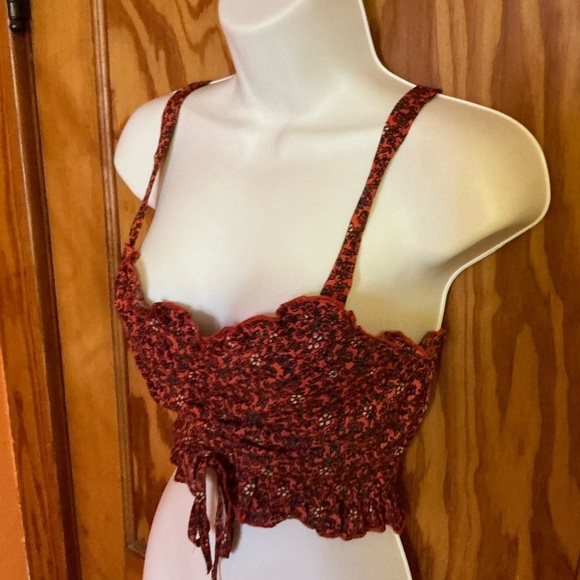Urban Outfitters Band of gypsies floral crop top - Picture 5 of 12